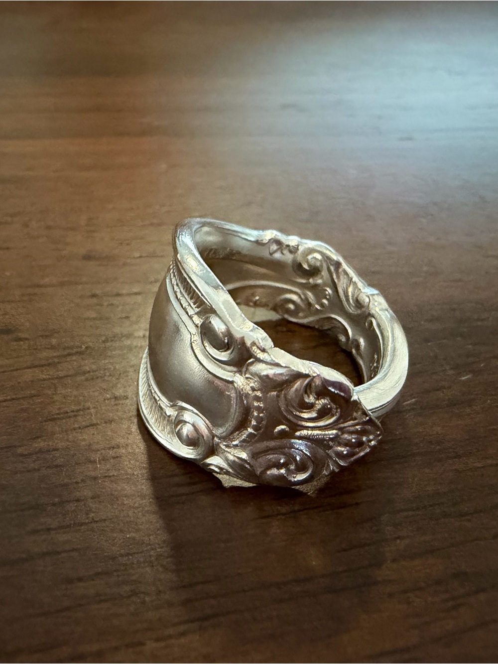 Ornate Spoon Ring - Picture 5 of 11